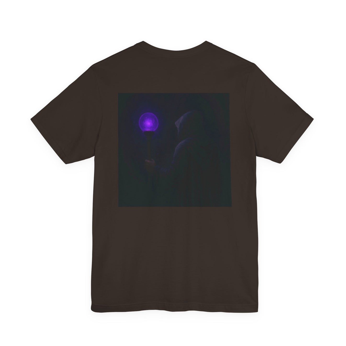 Mystical Glow Unisex Tee, Purple Aura Shirt, Magic Graphic Tee, Spiritual Gift, Unique Everyday Wear, Perfect for Festivals