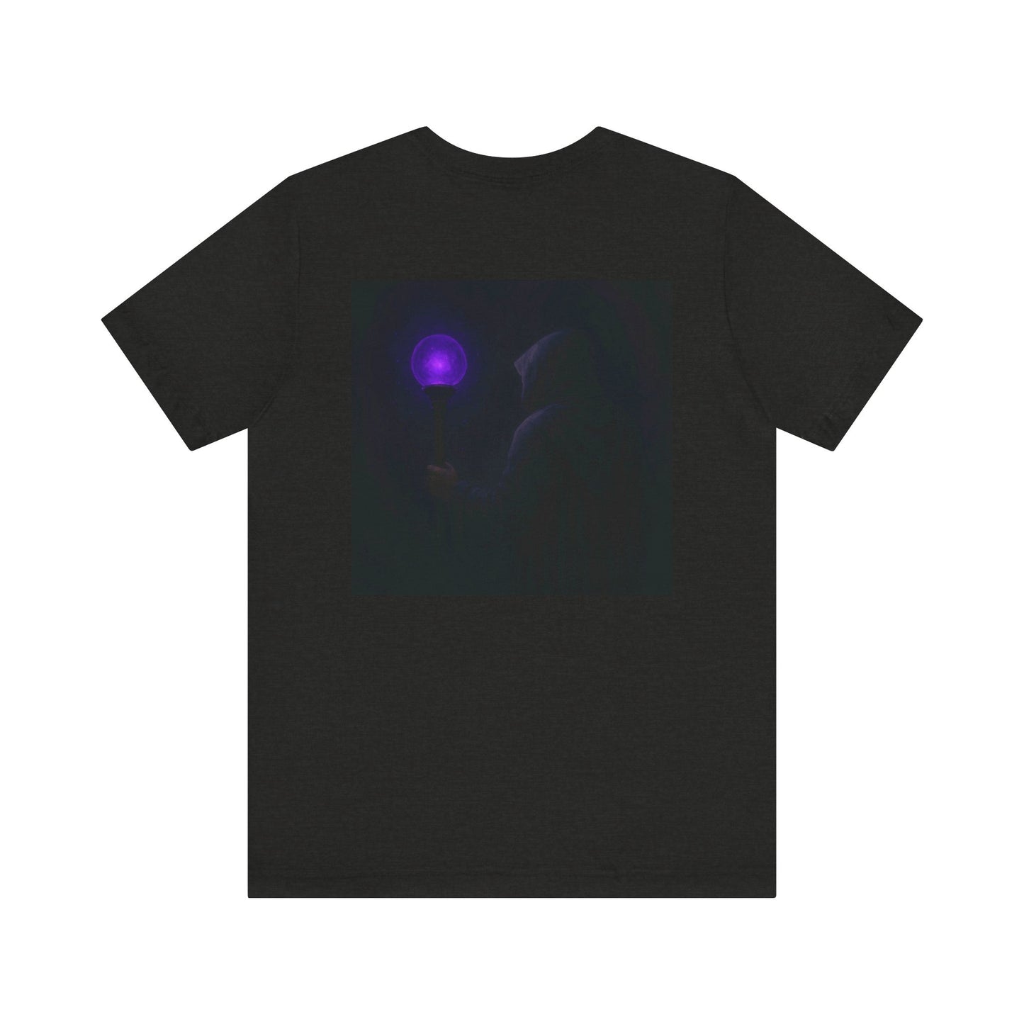 Mystical Glow Unisex Tee, Purple Aura Shirt, Magic Graphic Tee, Spiritual Gift, Unique Everyday Wear, Perfect for Festivals