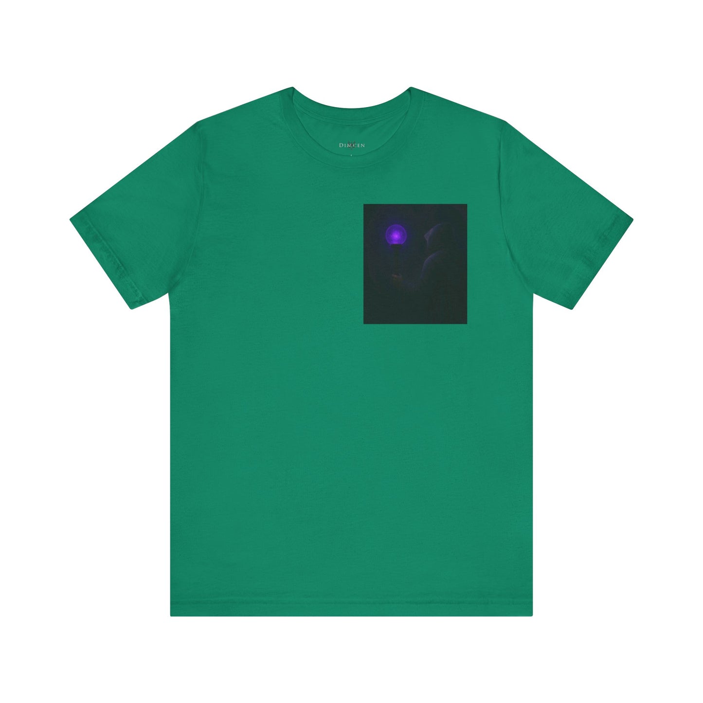 Mystical Glow Unisex Tee, Purple Aura Shirt, Magic Graphic Tee, Spiritual Gift, Unique Everyday Wear, Perfect for Festivals