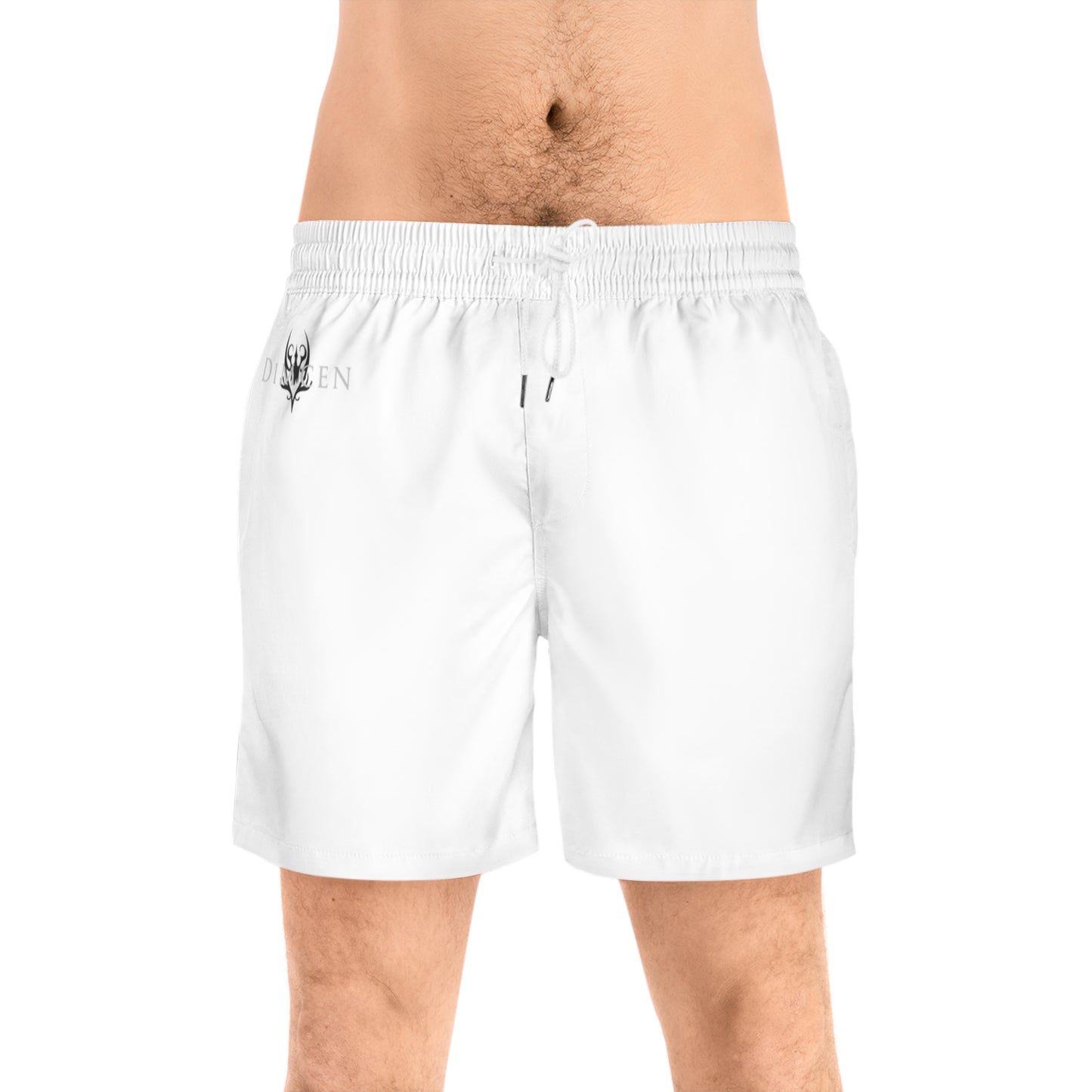 Men's Mid-Length Swim Shorts - Lightweight Beach Wear for Summer Fun