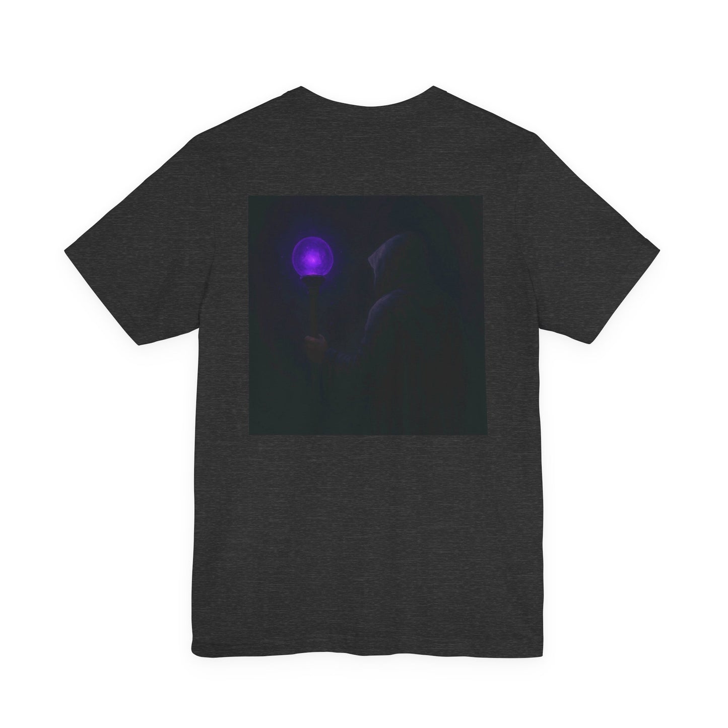 Mystical Glow Unisex Tee, Purple Aura Shirt, Magic Graphic Tee, Spiritual Gift, Unique Everyday Wear, Perfect for Festivals