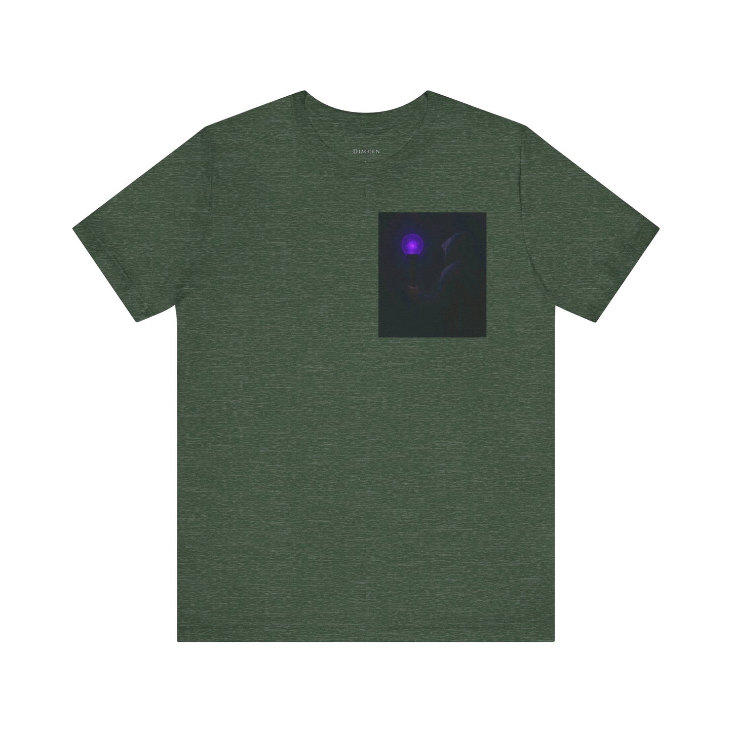 Mystical Glow Unisex Tee, Purple Aura Shirt, Magic Graphic Tee, Spiritual Gift, Unique Everyday Wear, Perfect for Festivals