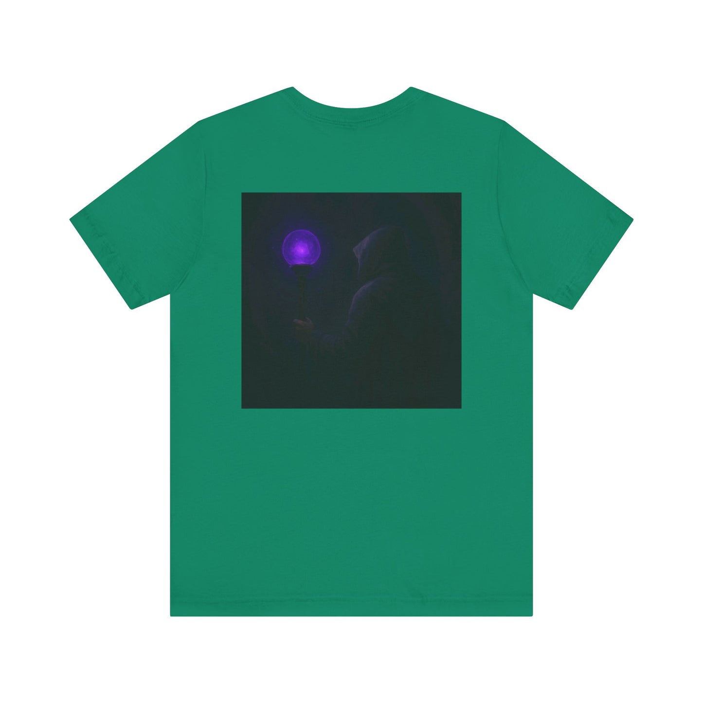 Mystical Glow Unisex Tee, Purple Aura Shirt, Magic Graphic Tee, Spiritual Gift, Unique Everyday Wear, Perfect for Festivals