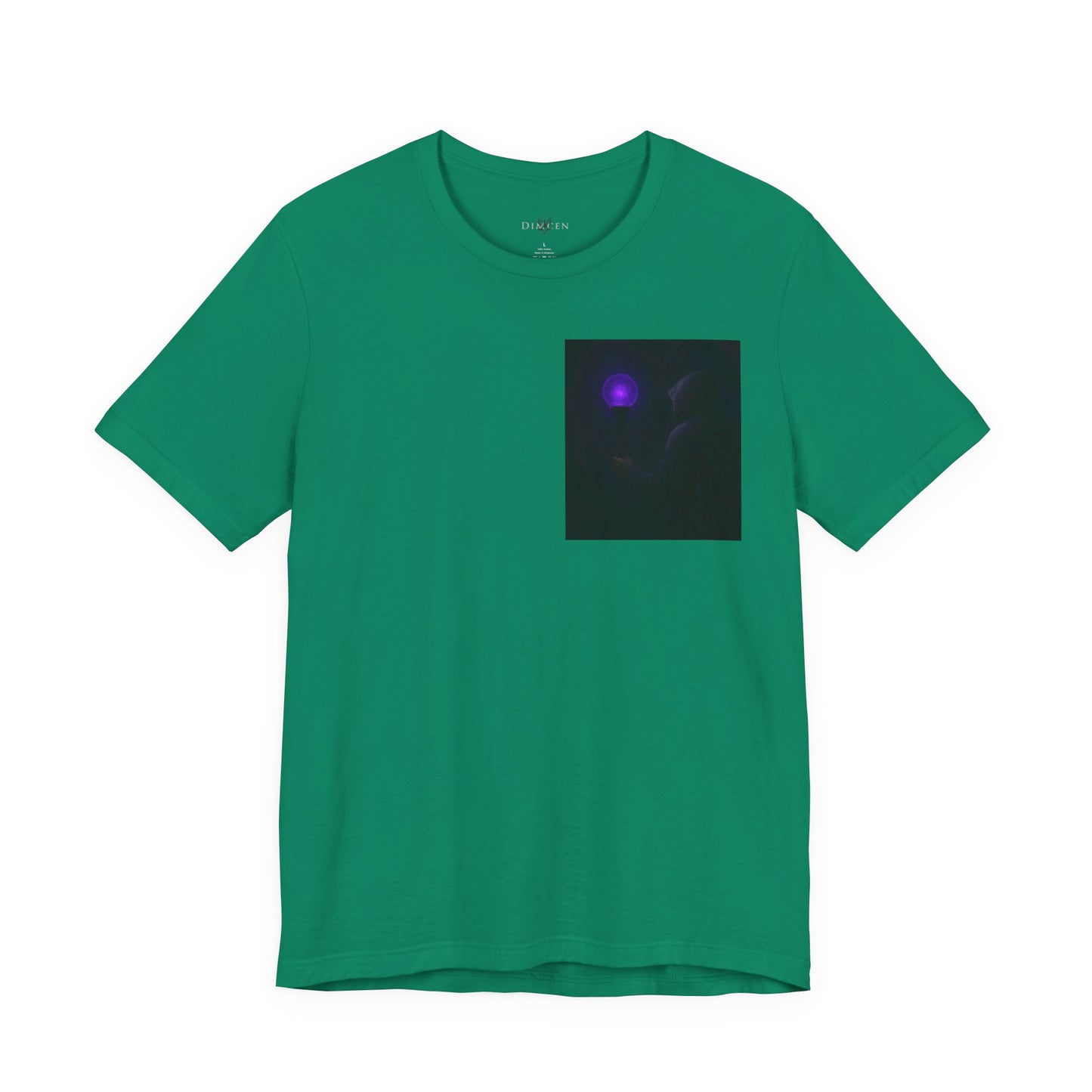 Mystical Glow Unisex Tee, Purple Aura Shirt, Magic Graphic Tee, Spiritual Gift, Unique Everyday Wear, Perfect for Festivals