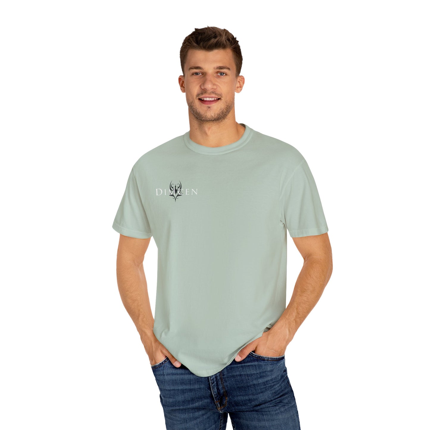 Dimgeen Unisex Garment-Dyed T-Shirt - Casual Streetwear Essential