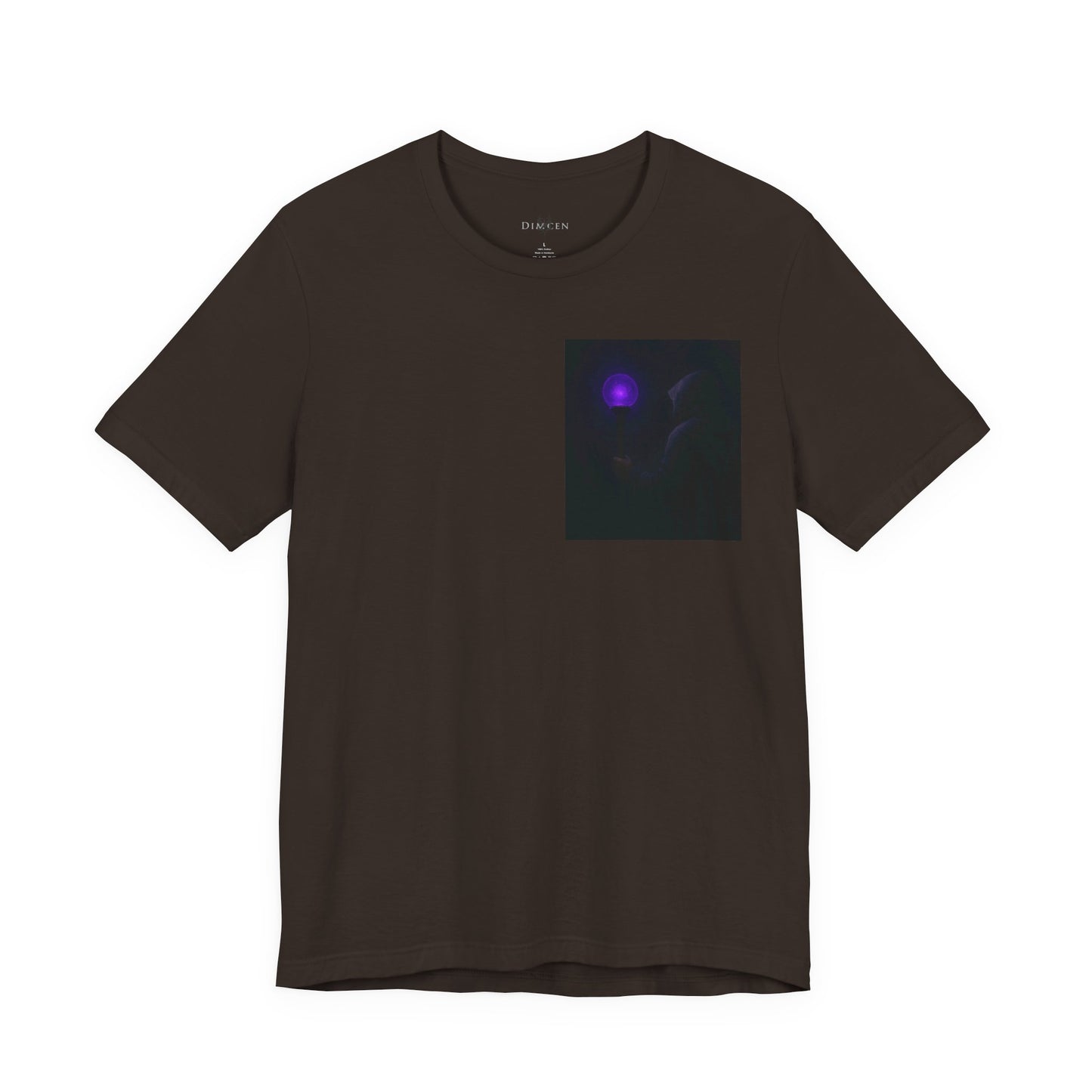 Mystical Glow Unisex Tee, Purple Aura Shirt, Magic Graphic Tee, Spiritual Gift, Unique Everyday Wear, Perfect for Festivals