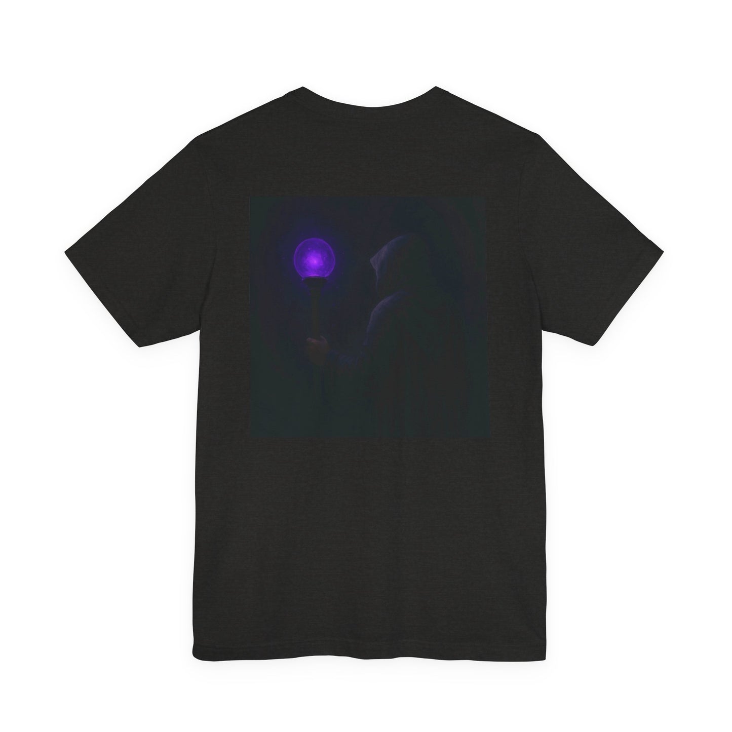 Mystical Glow Unisex Tee, Purple Aura Shirt, Magic Graphic Tee, Spiritual Gift, Unique Everyday Wear, Perfect for Festivals