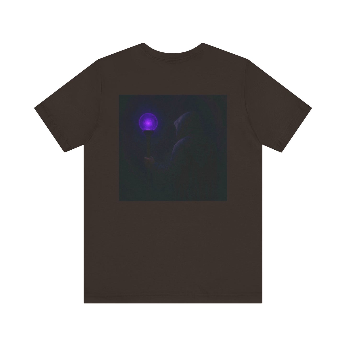 Mystical Glow Unisex Tee, Purple Aura Shirt, Magic Graphic Tee, Spiritual Gift, Unique Everyday Wear, Perfect for Festivals