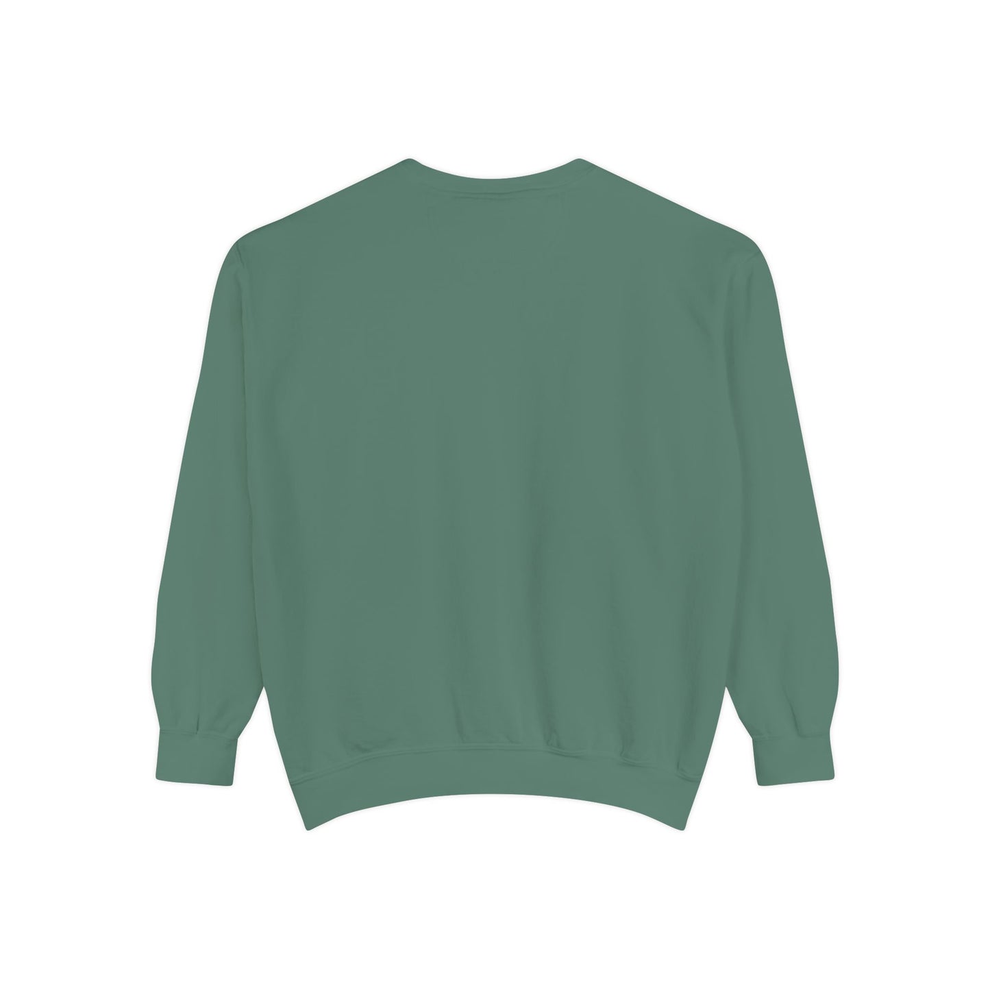 Unisex Garment-Dyed Sweatshirt - Tic Tac Toe Hearts Design