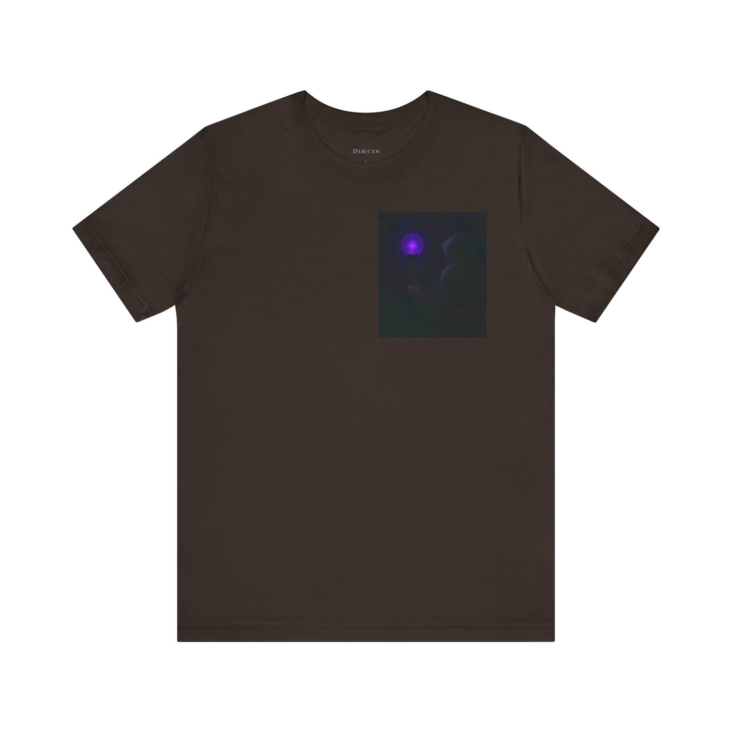 Mystical Glow Unisex Tee, Purple Aura Shirt, Magic Graphic Tee, Spiritual Gift, Unique Everyday Wear, Perfect for Festivals