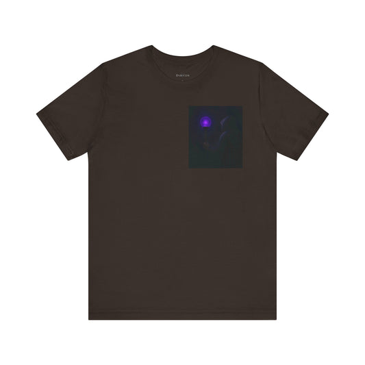 Mystical Glow Unisex Tee, Purple Aura Shirt, Magic Graphic Tee, Spiritual Gift, Unique Everyday Wear, Perfect for Festivals