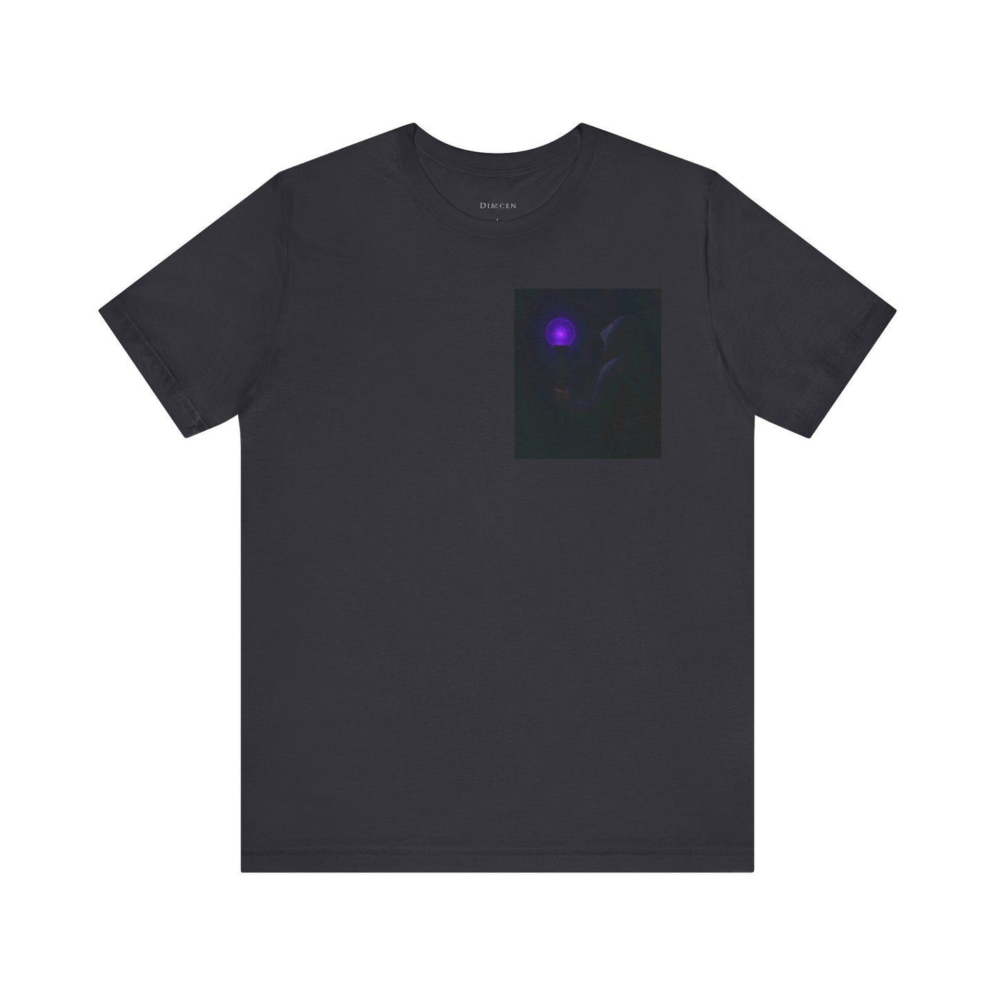 Mystical Glow Unisex Tee, Purple Aura Shirt, Magic Graphic Tee, Spiritual Gift, Unique Everyday Wear, Perfect for Festivals
