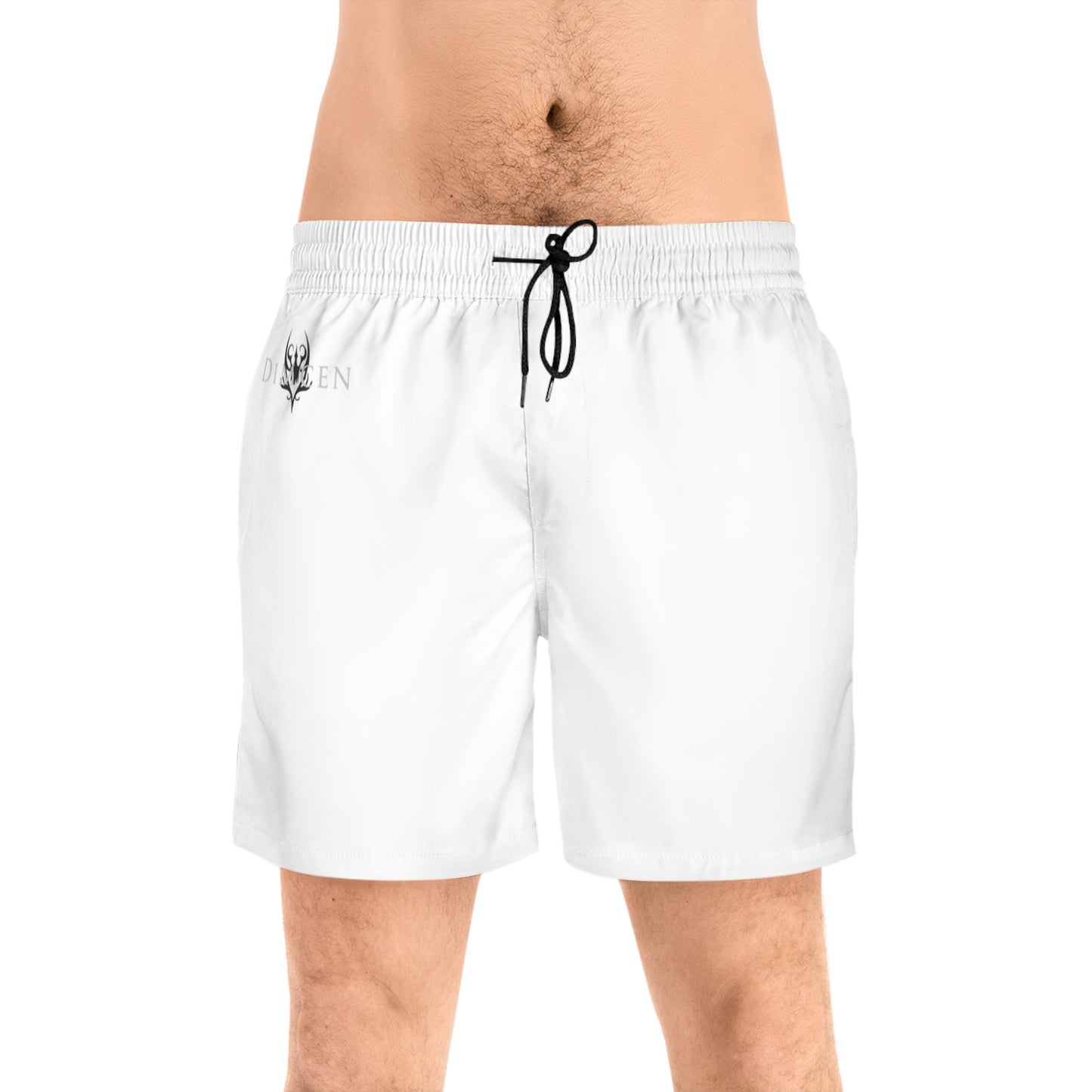 Men's Mid-Length Swim Shorts - Lightweight Beach Wear for Summer Fun