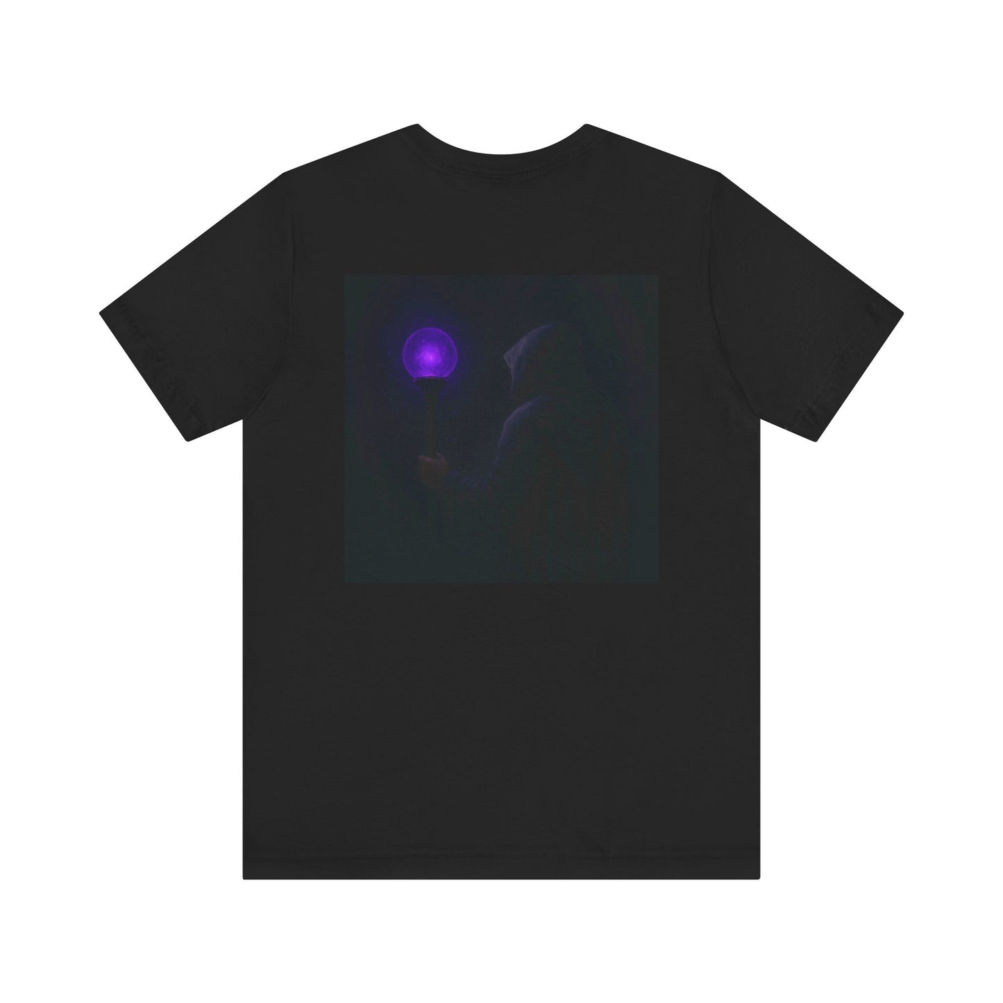 Mystical Glow Unisex Tee, Purple Aura Shirt, Magic Graphic Tee, Spiritual Gift, Unique Everyday Wear, Perfect for Festivals