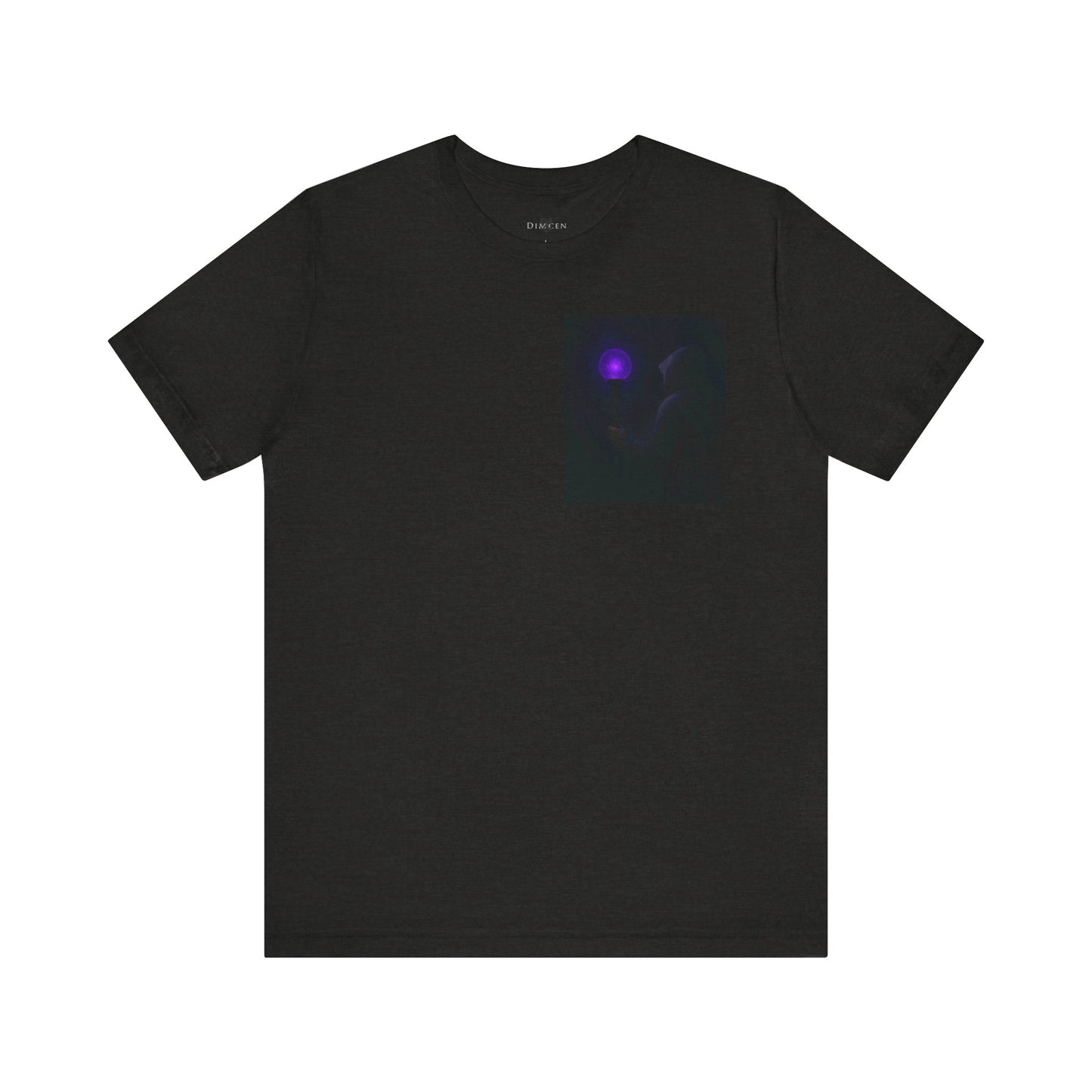 Mystical Glow Unisex Tee, Purple Aura Shirt, Magic Graphic Tee, Spiritual Gift, Unique Everyday Wear, Perfect for Festivals