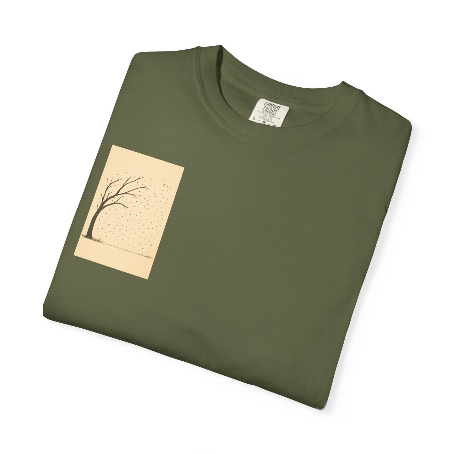 Garment-Dyed Tree Graphic Tee, Nature-Inspired T-Shirt, Unisex Casual Style Top, Eco-Friendly Fashion, Perfect for Outdoorsy Vibes, [...]