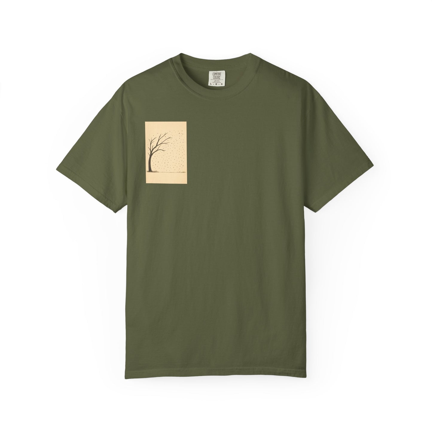 Garment-Dyed Tree Graphic Tee, Nature-Inspired T-Shirt, Unisex Casual Style Top, Eco-Friendly Fashion, Perfect for Outdoorsy Vibes, [...]