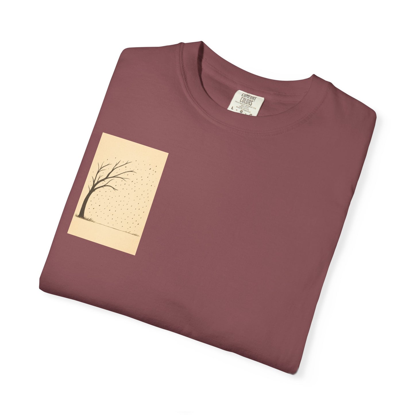 Garment-Dyed Tree Graphic Tee, Nature-Inspired T-Shirt, Unisex Casual Style Top, Eco-Friendly Fashion, Perfect for Outdoorsy Vibes, [...]
